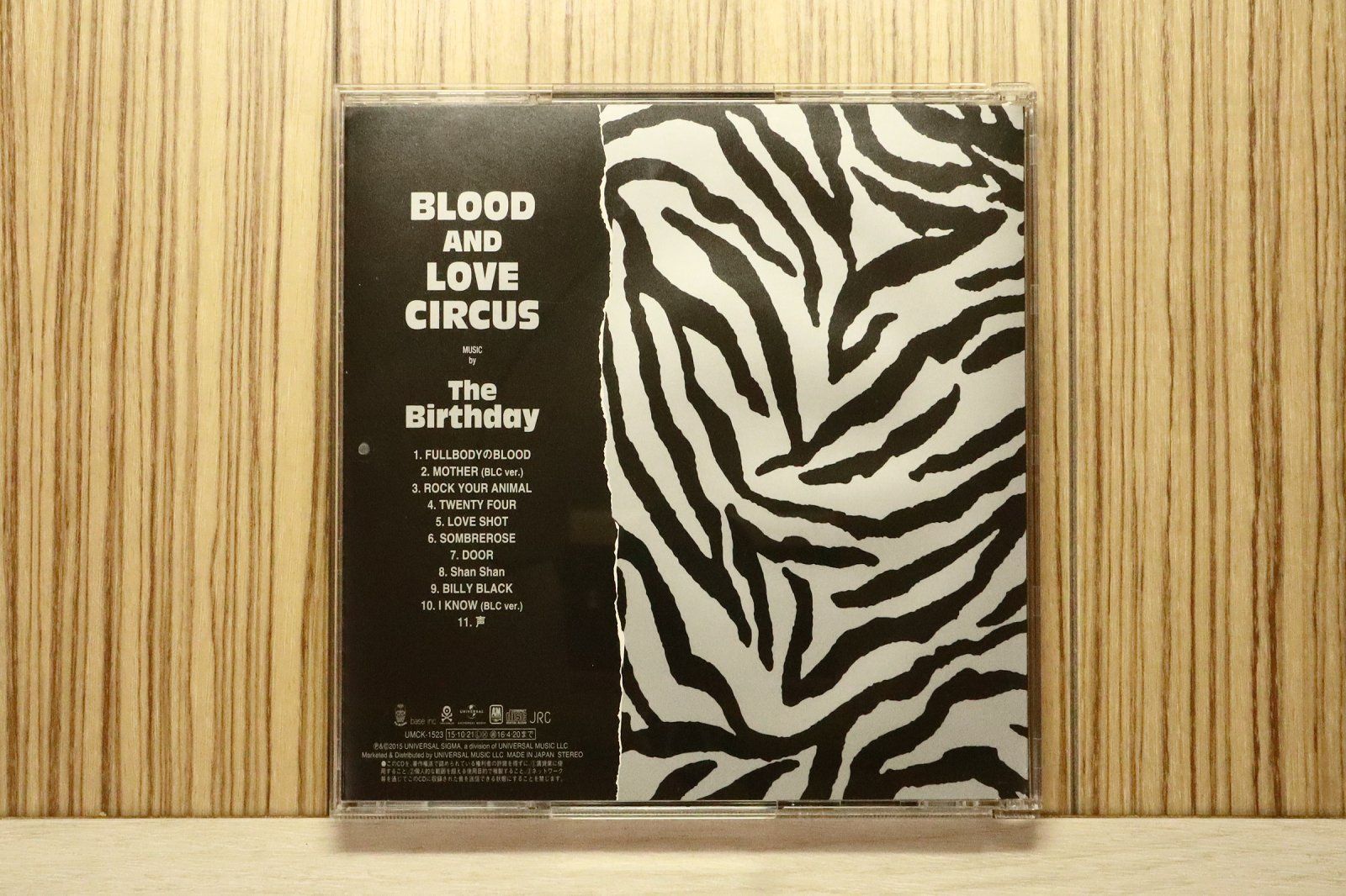 国内盤CD☆The Birthday/ザ バースデイ□ BLOOD AND LOVE CIRCUS - The