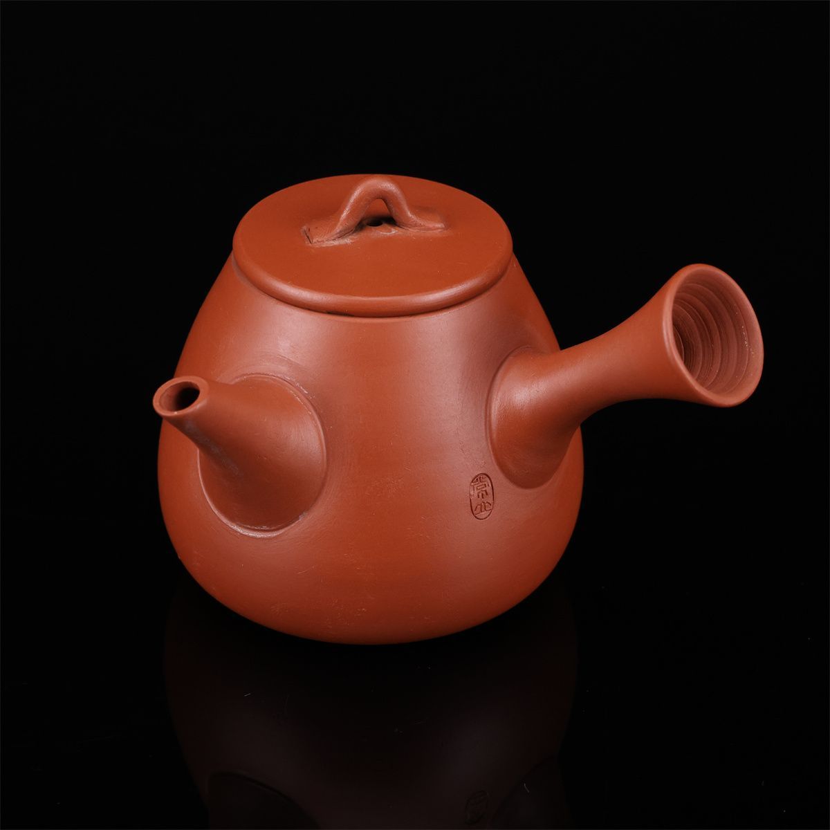 人間国宝 三代 【山田常山】 常滑焼 朱泥 急須／美品！CO563 - メルカリ