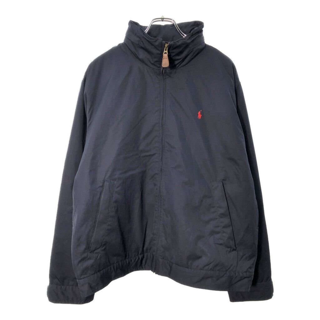 Polo by Ralph Lauren ポロ ラルフローレン ウィンドブレーカージャケット ネイビー(メンズ L)中古 古着 X1519 Polo by Ralph Lauren ポロ ラルフローレン ウィンドブレーカー