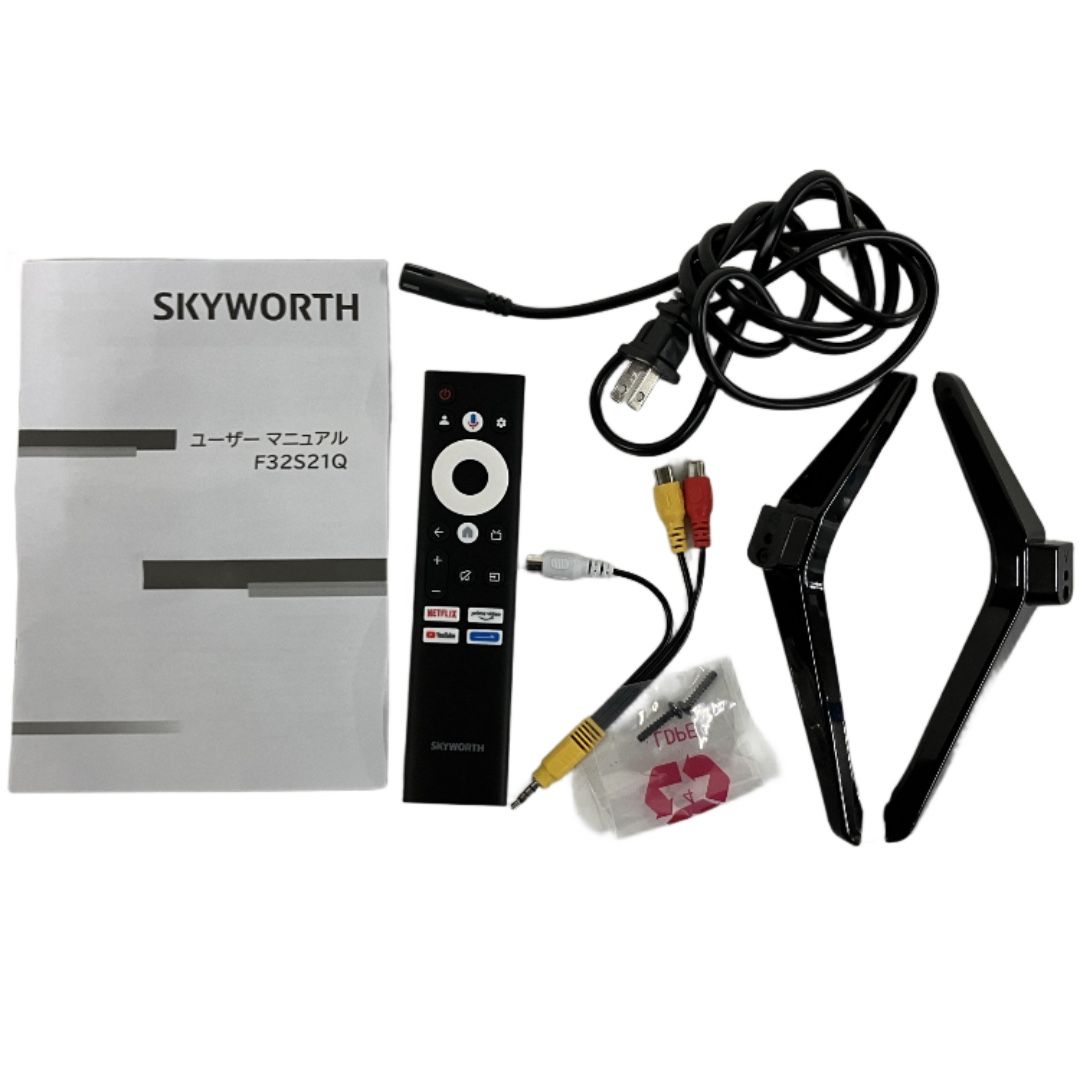 SKYWORTH F32S21Q スマートテレビ 32型チューナレステレビ 2025年製