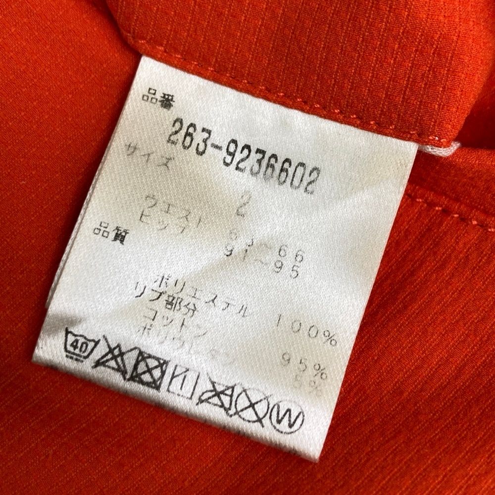 サイズ：2 JACK BUNNY ジャックバニー ジョガーパンツ オレンジ系