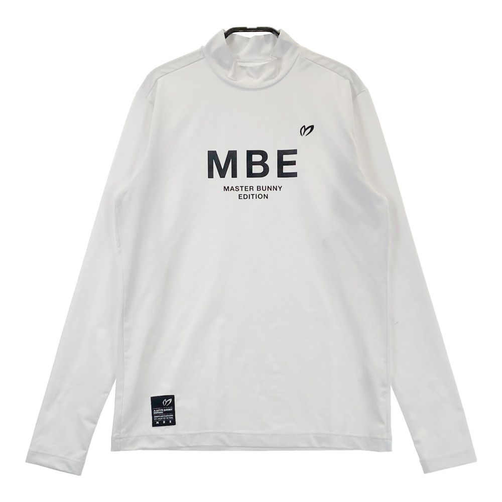 秋冬長袖ハイネック★マスターバニーエディション新品未使用★Sサイズ0ベージュ MASTER BUNNY EDITION マスターバニーエディション ハイネック 長袖T