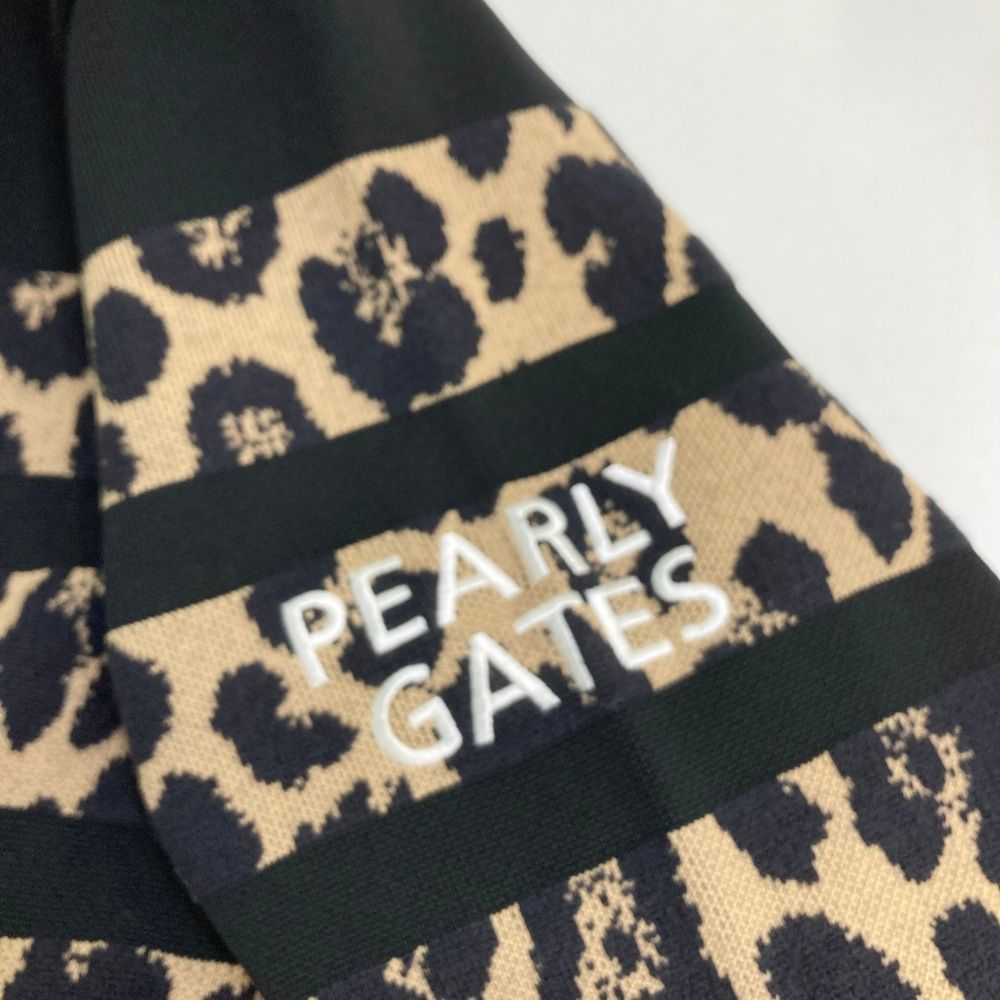 サイズ：5 PEARLY GATES パーリーゲイツ ニットセーター レオパード柄