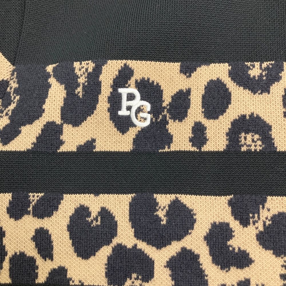 サイズ：5 PEARLY GATES パーリーゲイツ ニットセーター レオパード柄