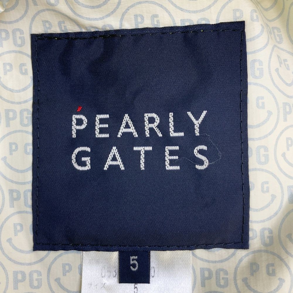 サイズ：5 PEARLY GATES パーリーゲイツ 長袖ジップ ナイロン