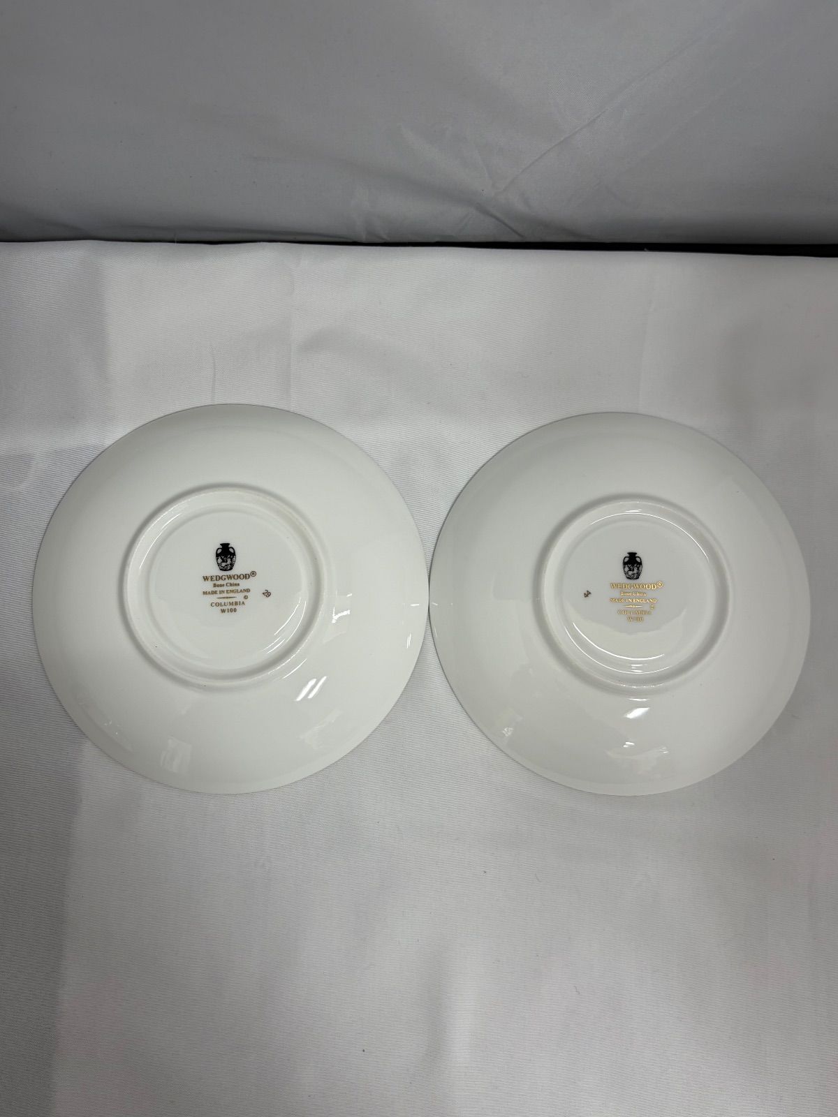  ウェッジウッド コロンビア カップ＆ソーサー 2客 パウダーブルー カップ ソーサー コーヒー ティーカップ