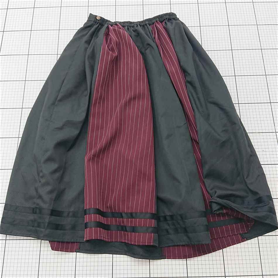 ◇ ⊇ カネコイサオ KANEKO ISAO ストライプ切替スカート Mサイズ