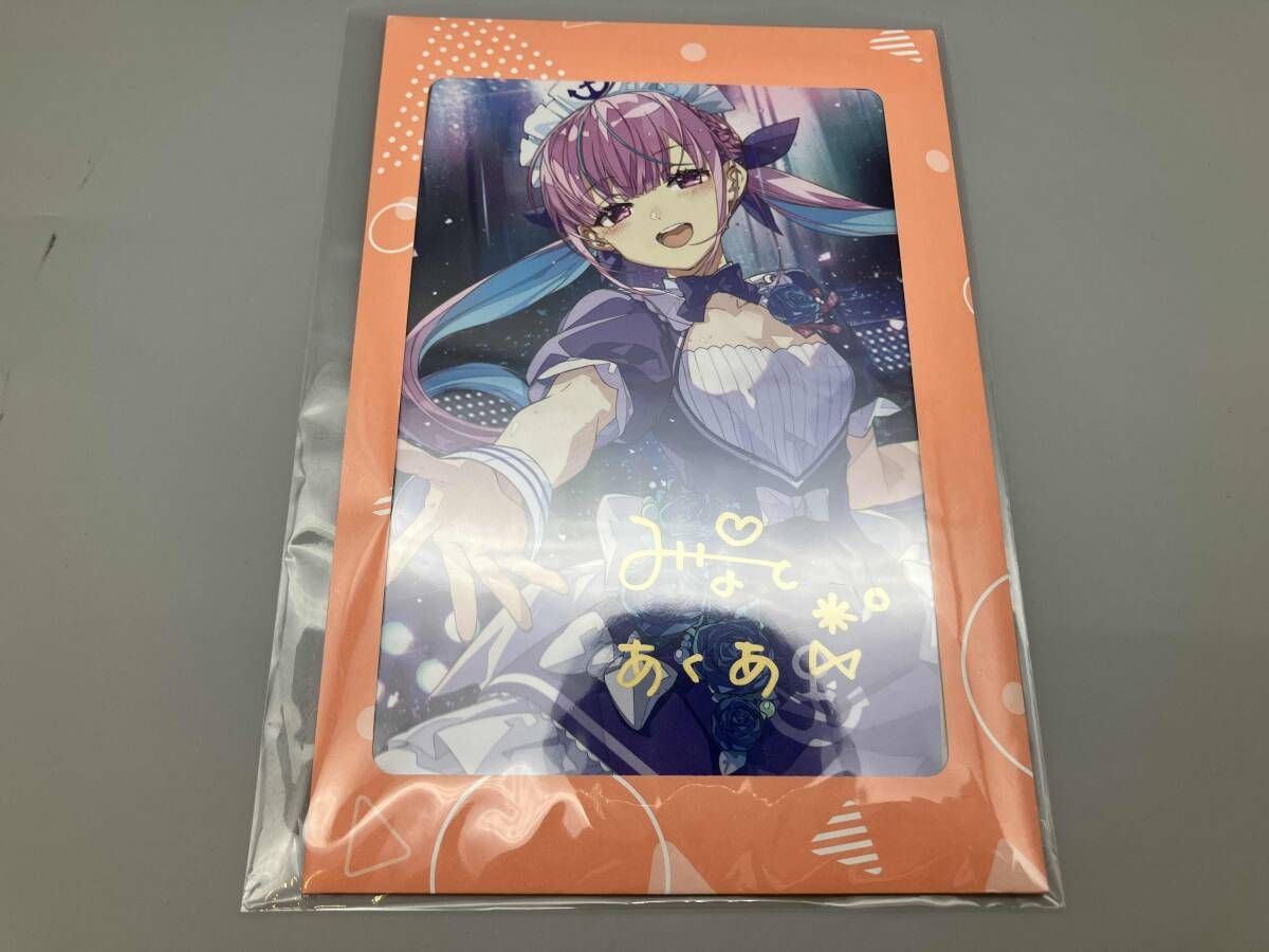 ホロライブ hololive 湊あくあ 活動6周年記念 【湊あくあ 直筆サイン