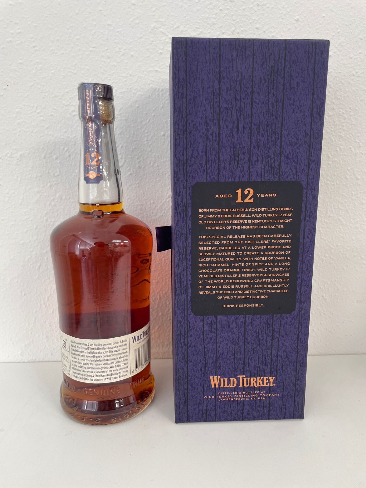 ワイルドターキー Wild Turkey 12年 バーボンウイスキー 700ml 未開封