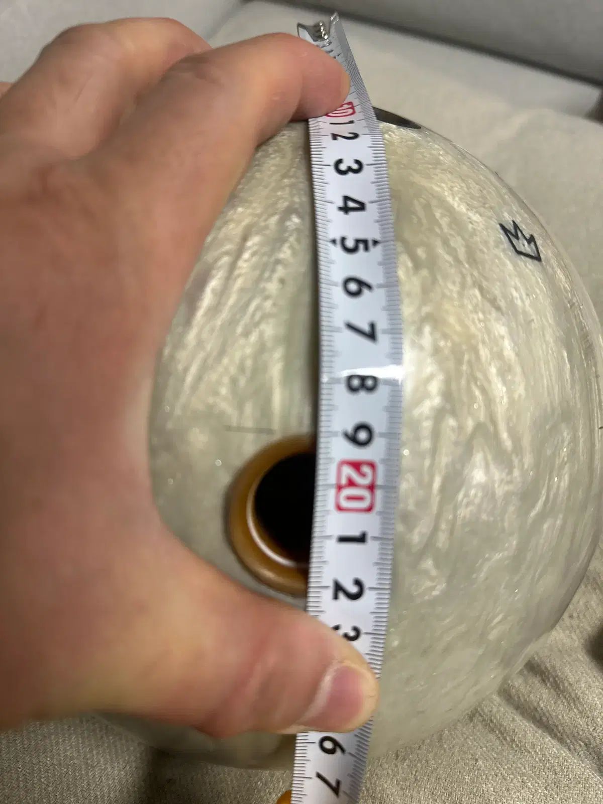 中古ボーリングボール アイボリー ライノ プロ - メルカリ