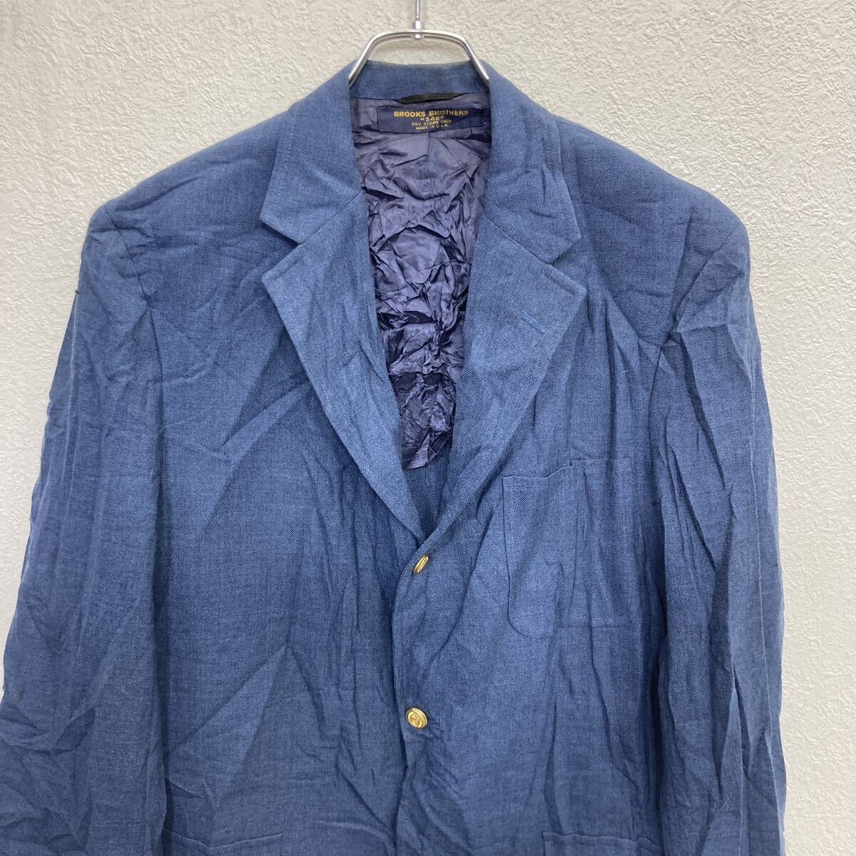 USA製 Brooks Brothers テーラードジャケット XL～ ネイビー