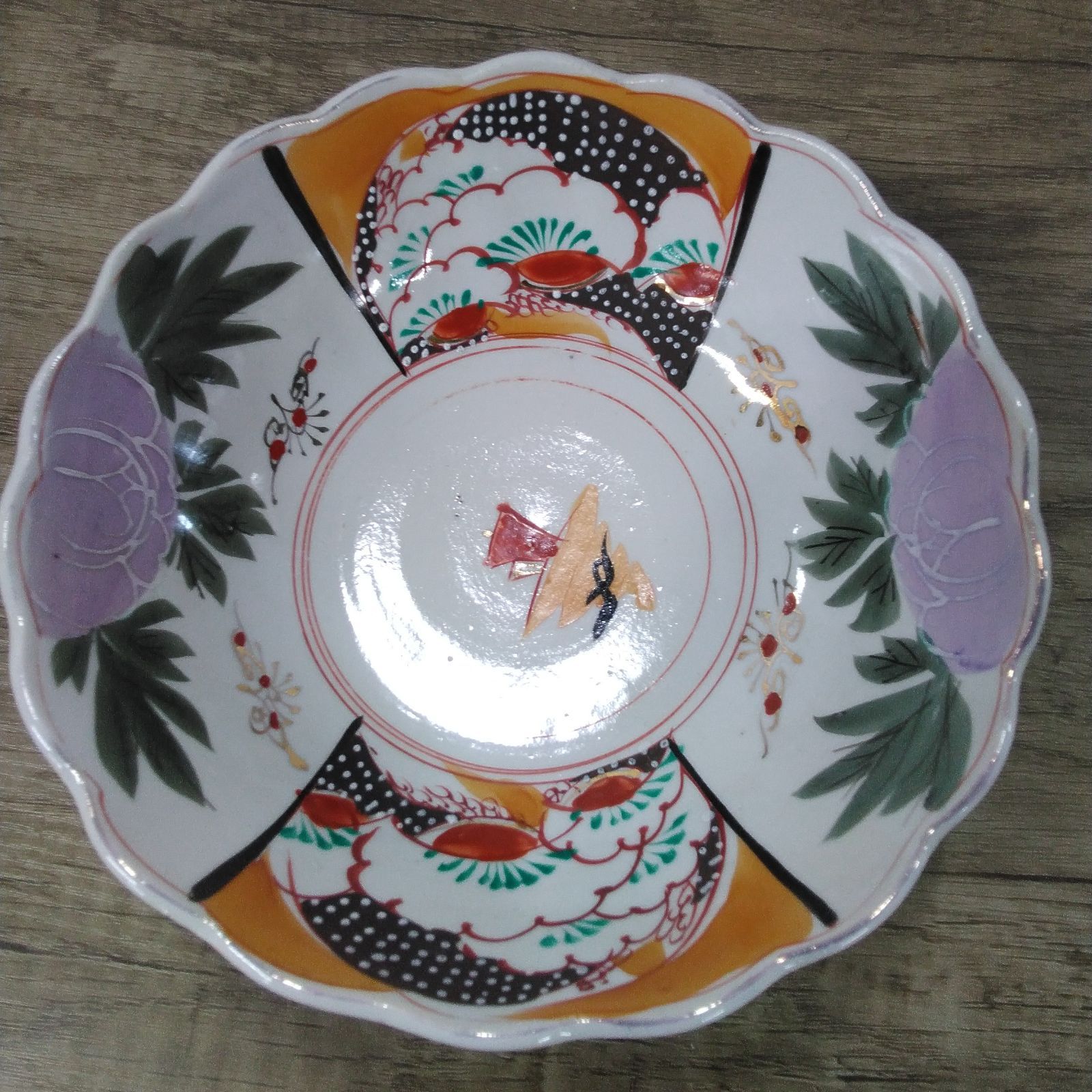 お値打ち！ 明治期 手描き 古伊万里 有田焼 煮物鉢 2点セット 浅鉢 和