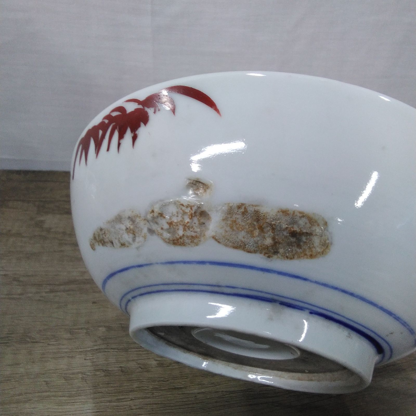 お値打ち！ 明治期 手描き 古伊万里 有田焼 煮物鉢 2点セット 浅鉢 和