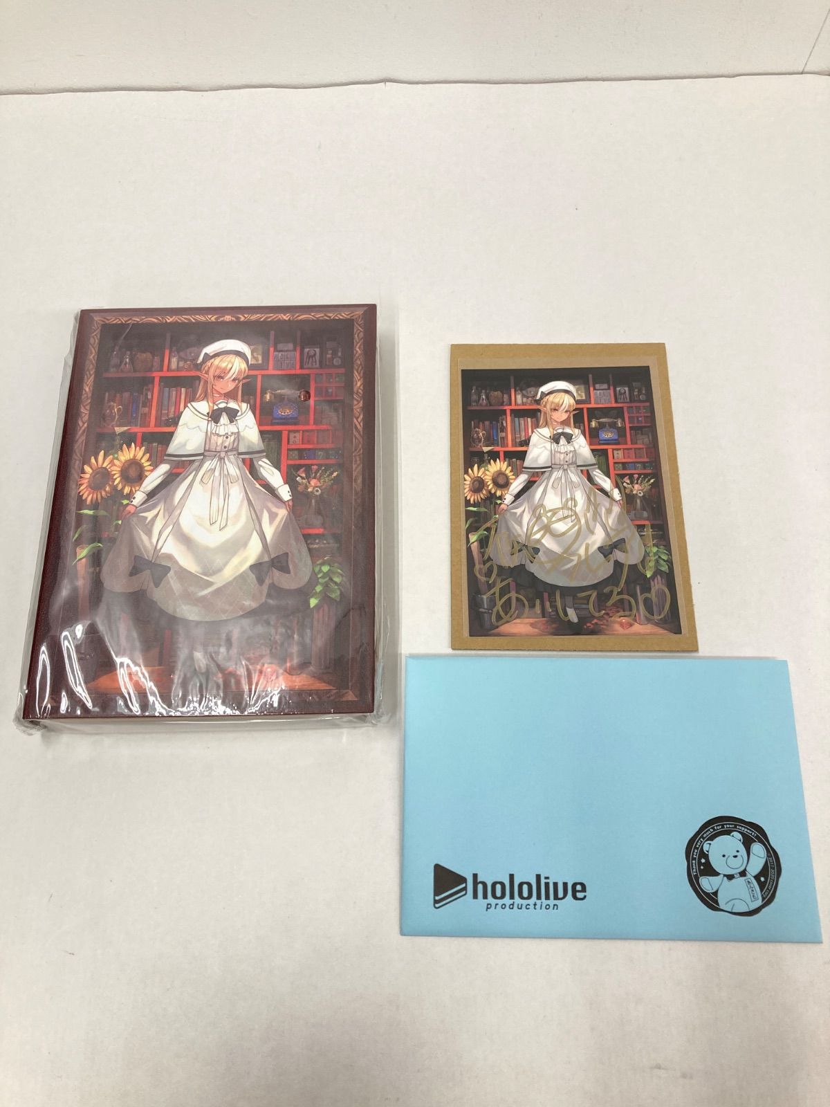 【非売品】tree of savior　描き下ろしイラスト　 直筆サイン入り 広店】不知火フレア 直筆サイン lack先生描き下ろしイラスト ポスト