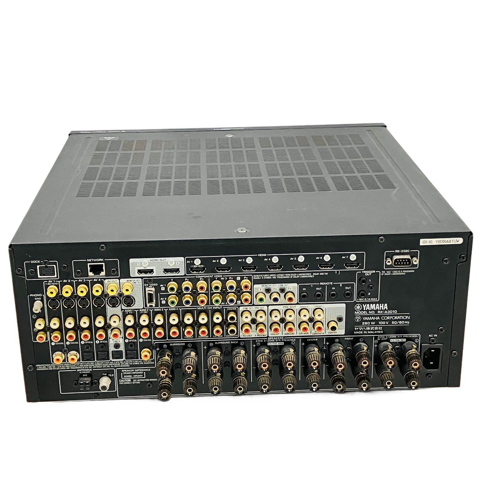 YAMAHA AVENTAGE RX-A3010 AVレシーバー リモコン付き YPAOマイク付き