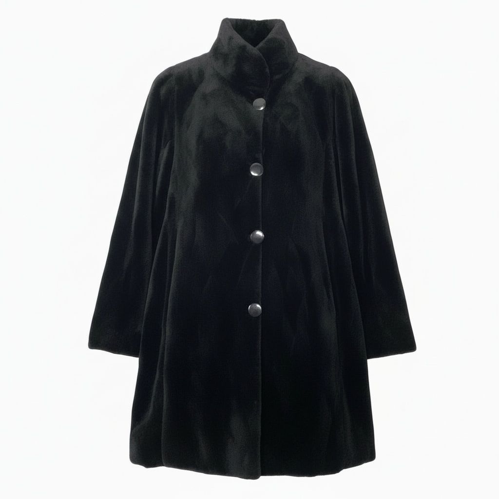 84a14 シェアードミンク ミンクコート 毛皮コート リバーシブル ダイヤ