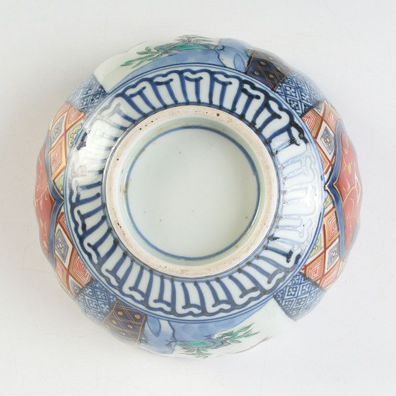 伊万里焼 古伊万里 染錦 松竹梅文 丼 鉢 時代箱 C S593 - メルカリ