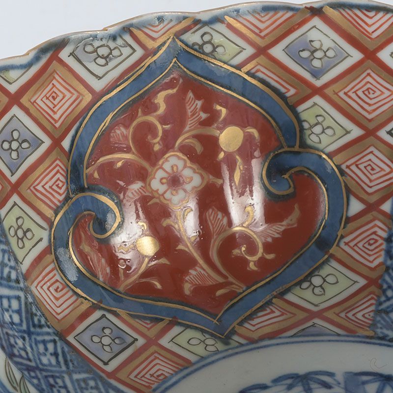 伊万里焼 古伊万里 染錦 松竹梅文 丼 鉢 時代箱 C S593 - メルカリ