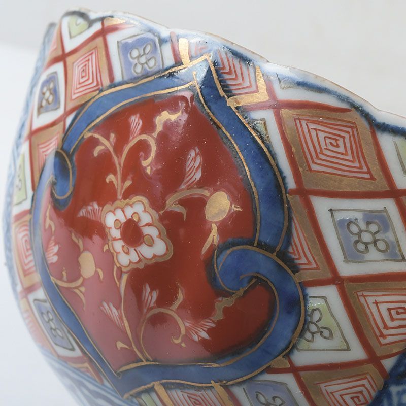 伊万里焼 古伊万里 染錦 松竹梅文 丼 鉢 時代箱 C S593 - メルカリ