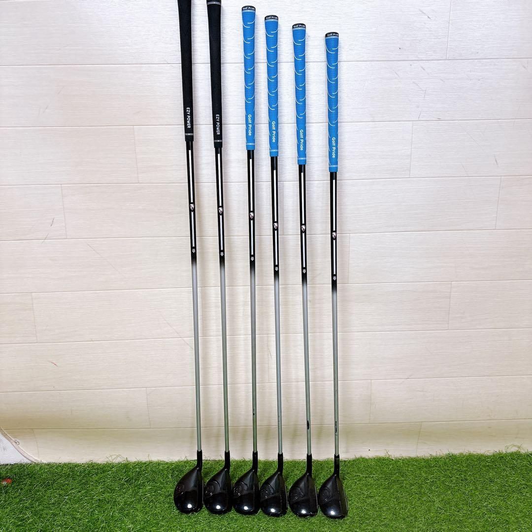 シニアゴルフ研究所 イージーパワー ゴルフクラブ アイアンセットFLEX