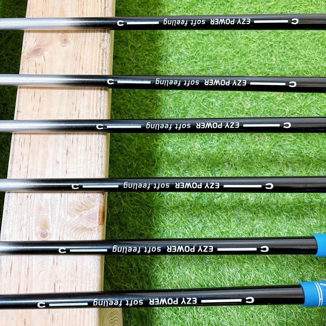 シニアゴルフ研究所 イージーパワー ゴルフクラブ アイアンセットFLEX