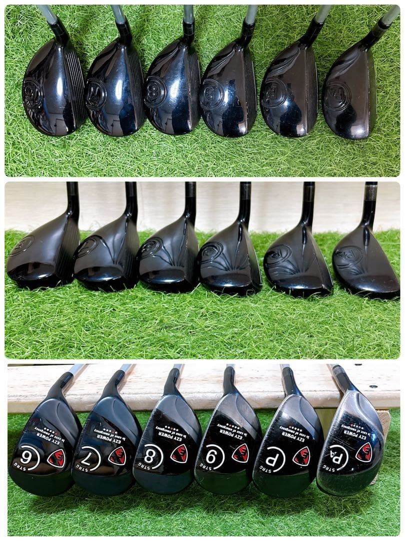 シニアゴルフ研究所 イージーパワー ゴルフクラブ アイアンセットFLEX