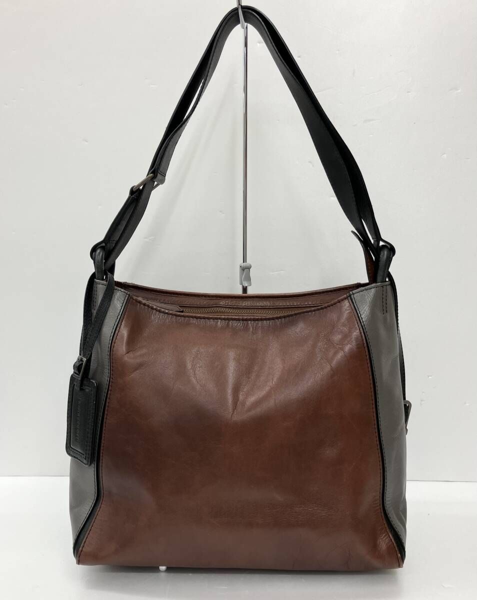 Motherhouse マザーハウス レザー ショルダーバッグ ブラウン 新発売特価 MOTHERHOUSE マザーハウス ショルダーバッグ レザー
