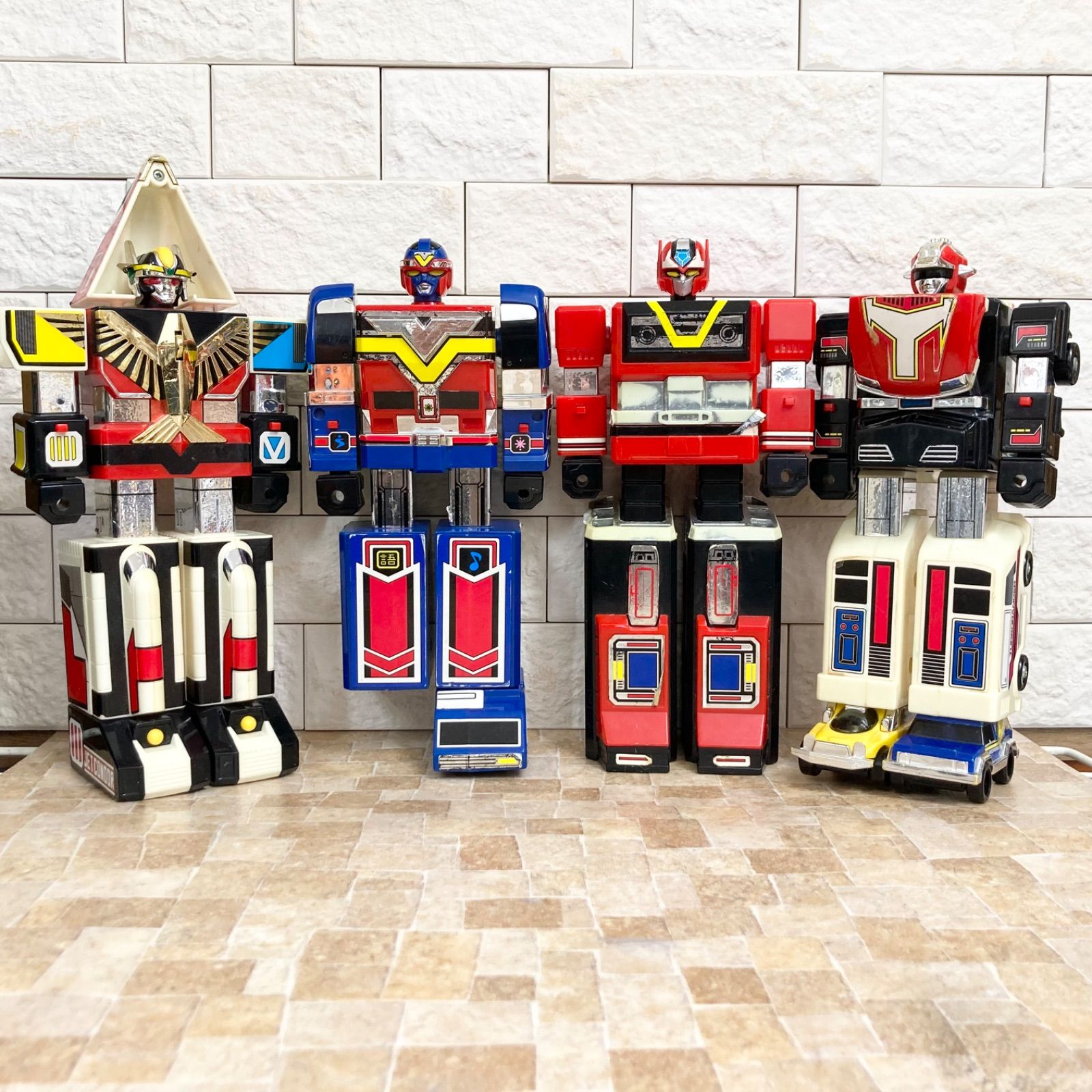 戦隊プラデラセット ファイブロボ スターファイブ ジェットイカロス ターボロボ 戦隊プラデラ 4体セット ファイブロボ スターファイブ ジェット