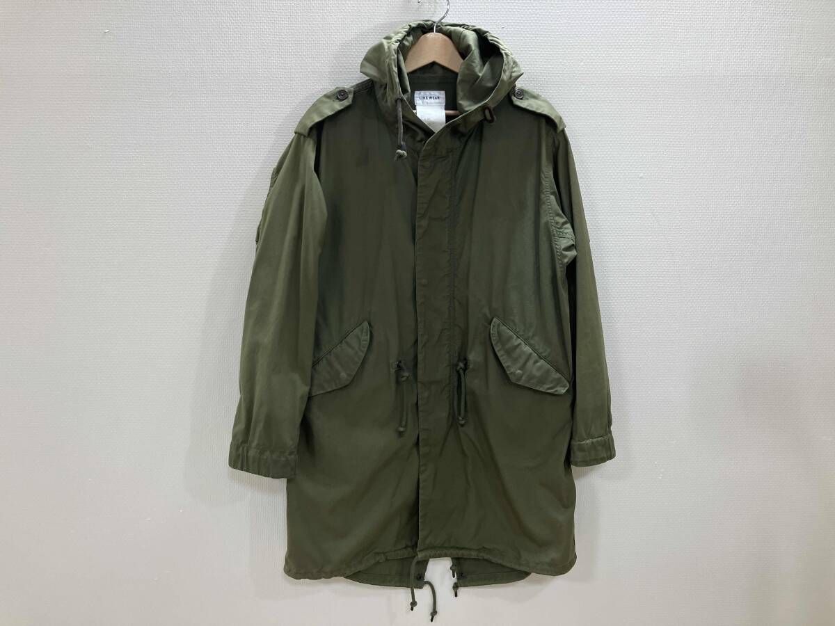 メンズ YAECA LIKE WEAR モッズコートタイプ 綿単衣ロングコート