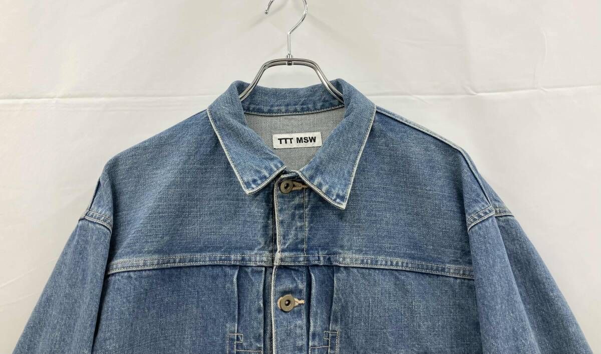TTT-MSW ティー デニムジャケット TTT-2023SS-JK09 綿100% 日本製 M