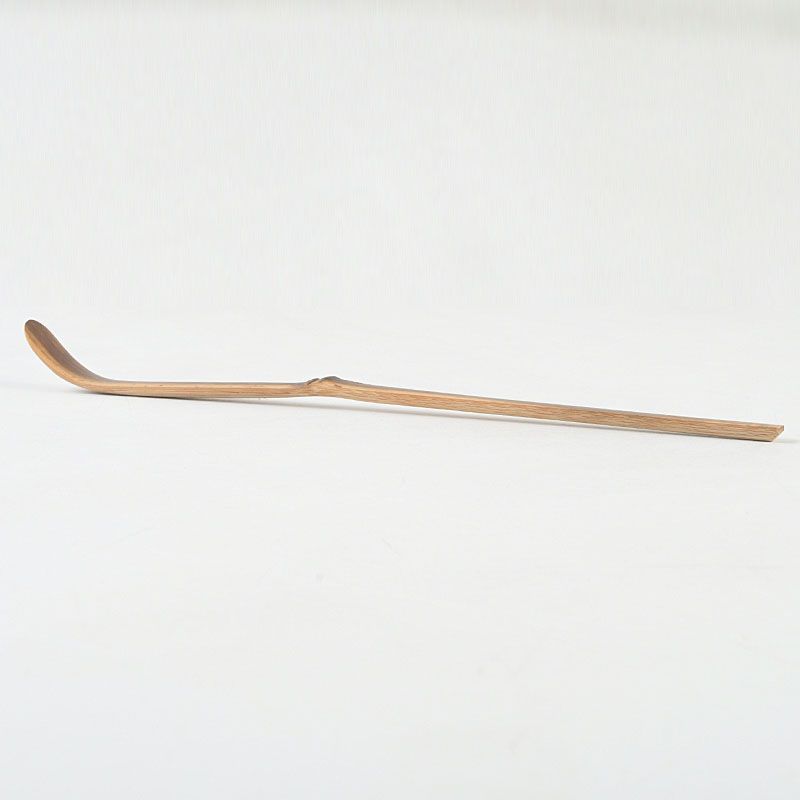 茶道具 宗玄作 茶杓 銘「紅葉狩」 紫野 長谷川寛州書付 共筒共箱 C