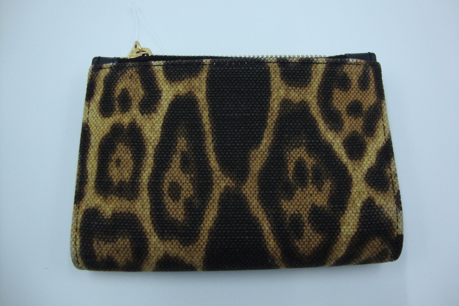 Saint Laurent YSL レオパード 二つ折り財布 コンパクトウォレット