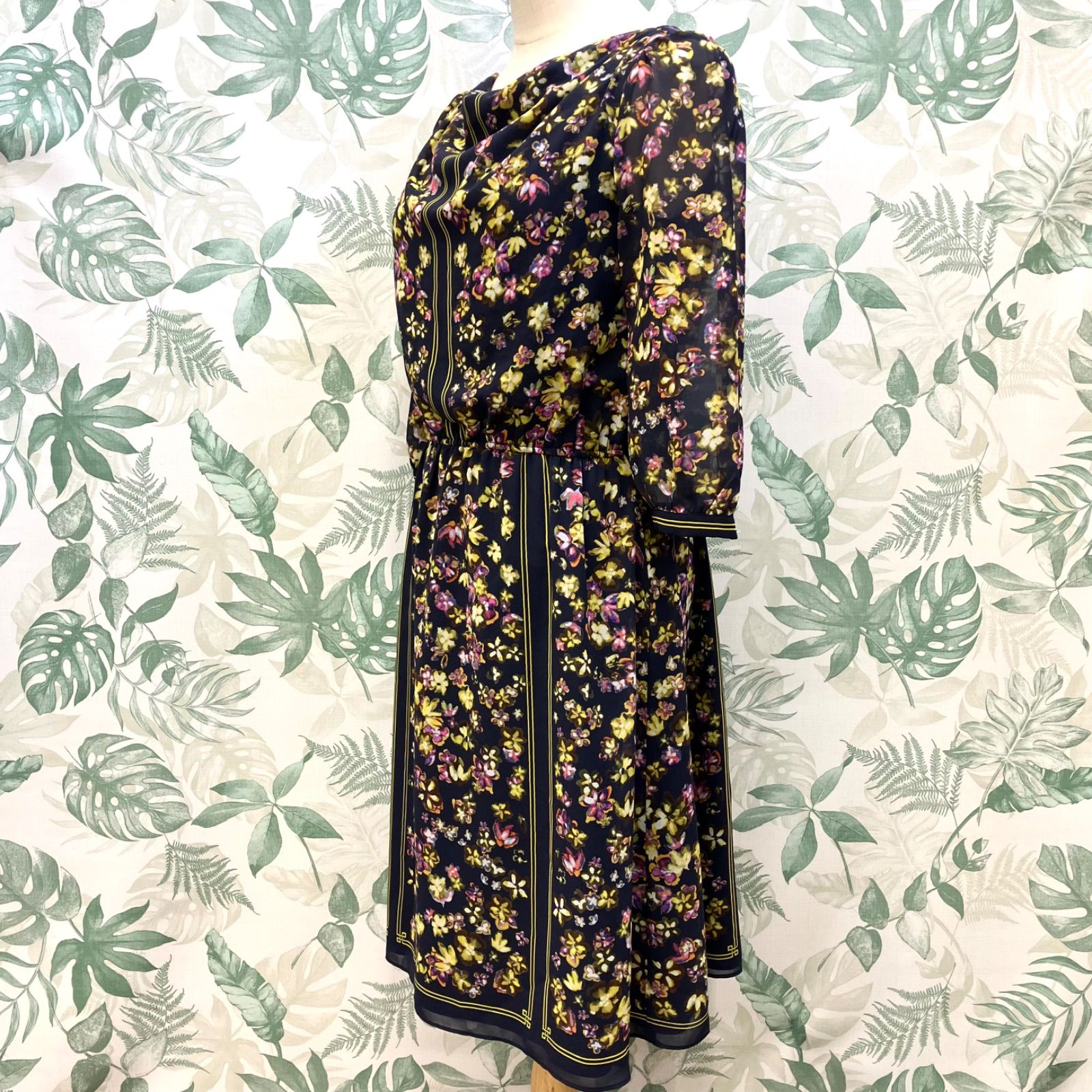 GR1292 スーナウーナ SunaUna 半袖ワンピース 花柄 フラワー - メルカリ