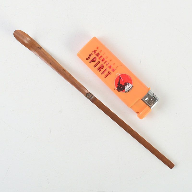 茶道具 吉田高仙作 茶杓 銘「春霞」 紫野 長谷川寛州書付 共筒共箱 C