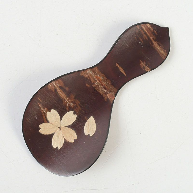 茶道具 樺細工 桜皮細工 茶筒 茶箕セット 共箱 V S601 - メルカリ