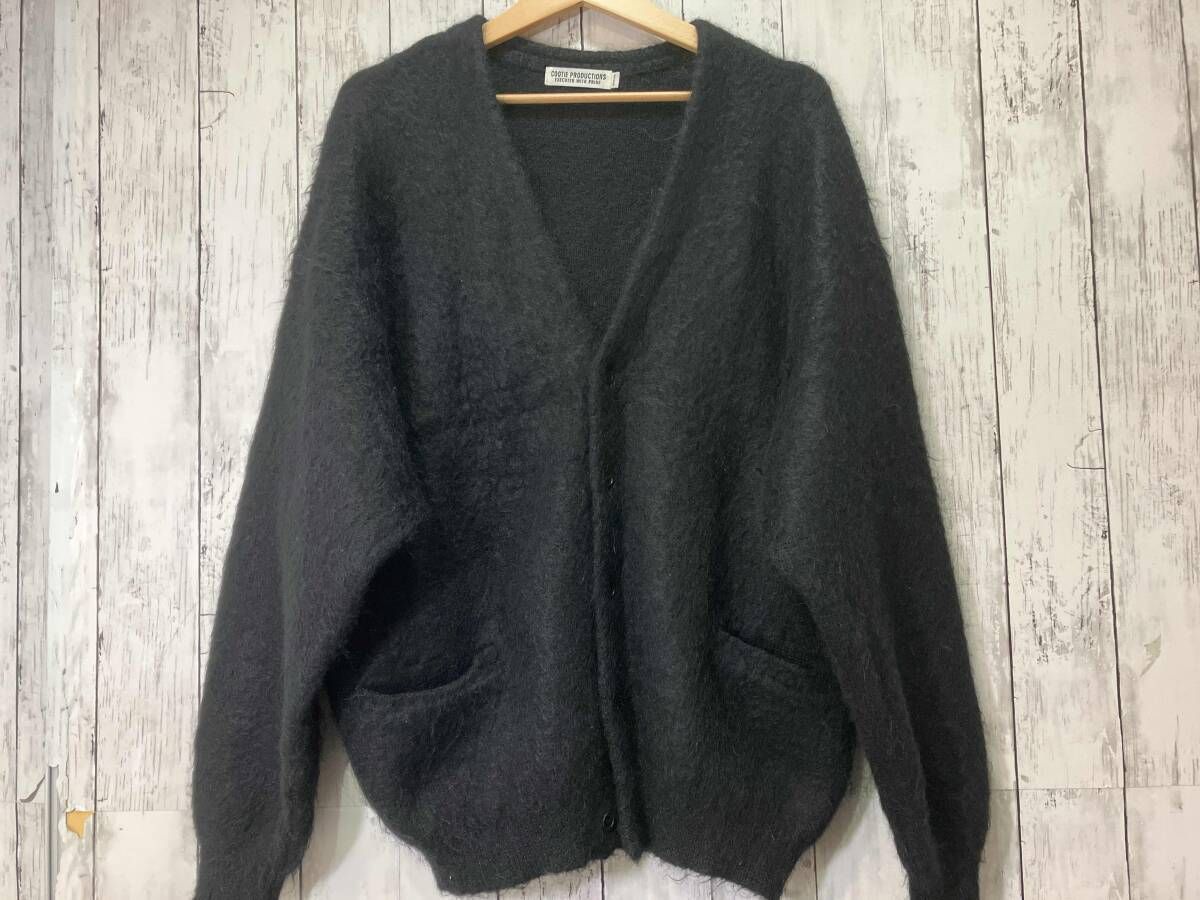 COOTIE クーティー Mohair Cardigan モヘア カーディガン ブラック M