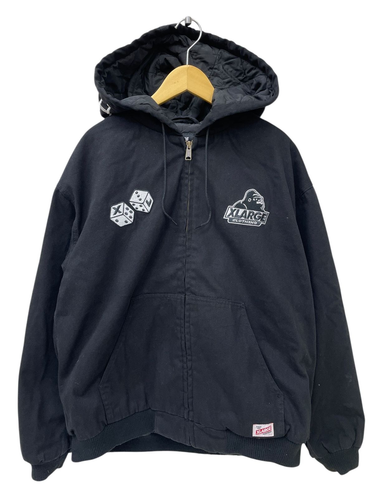 X-LARGE (エクストララージ) DICE HOODED WORK JACKET フーデッド