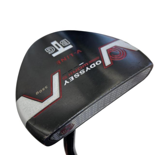 中古】 オデッセイ WORKS BIG T V-LINE 33インチ パター PT スチール