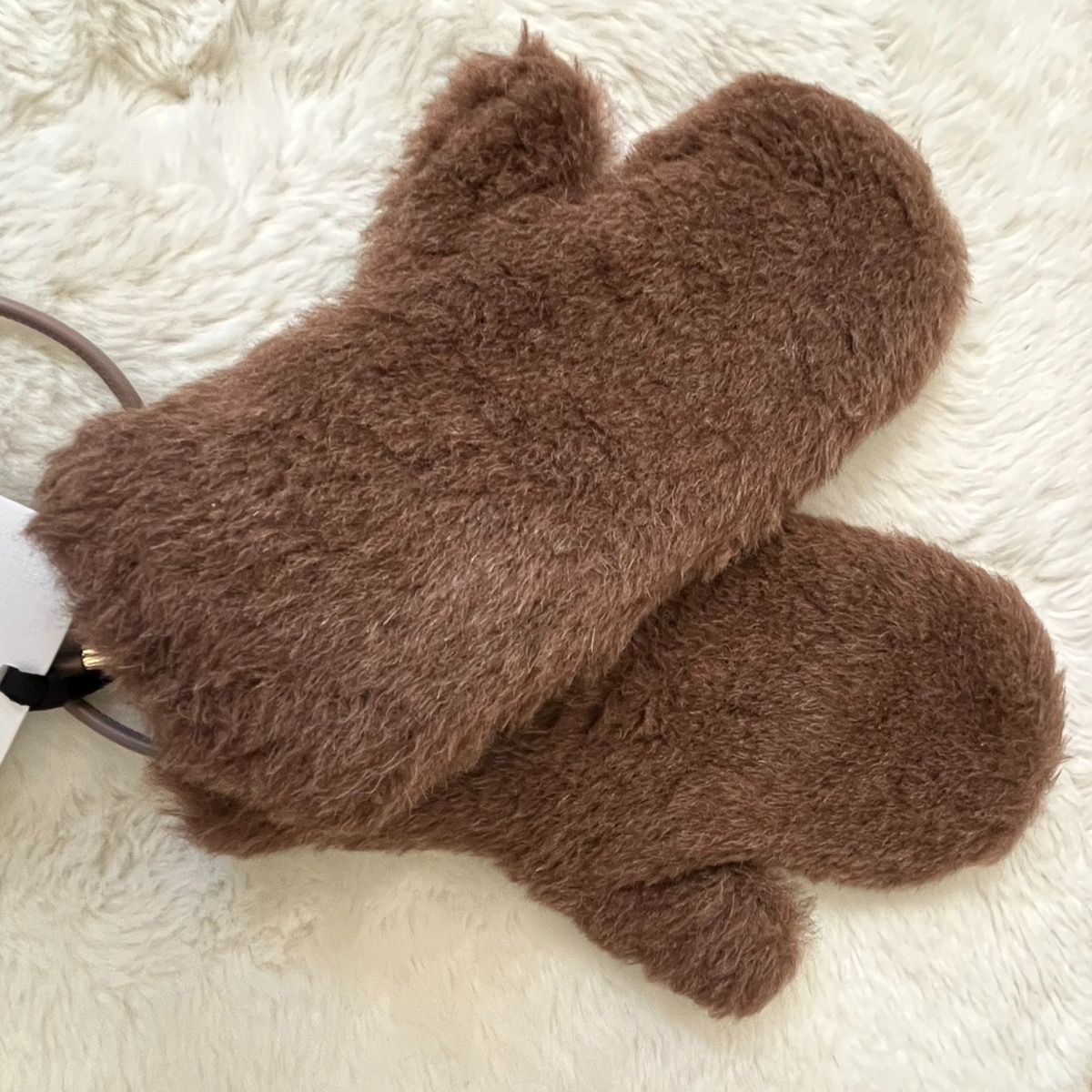 新品未使用 Max Mara マックスマーラ グローブ テディベア ミトン 手袋