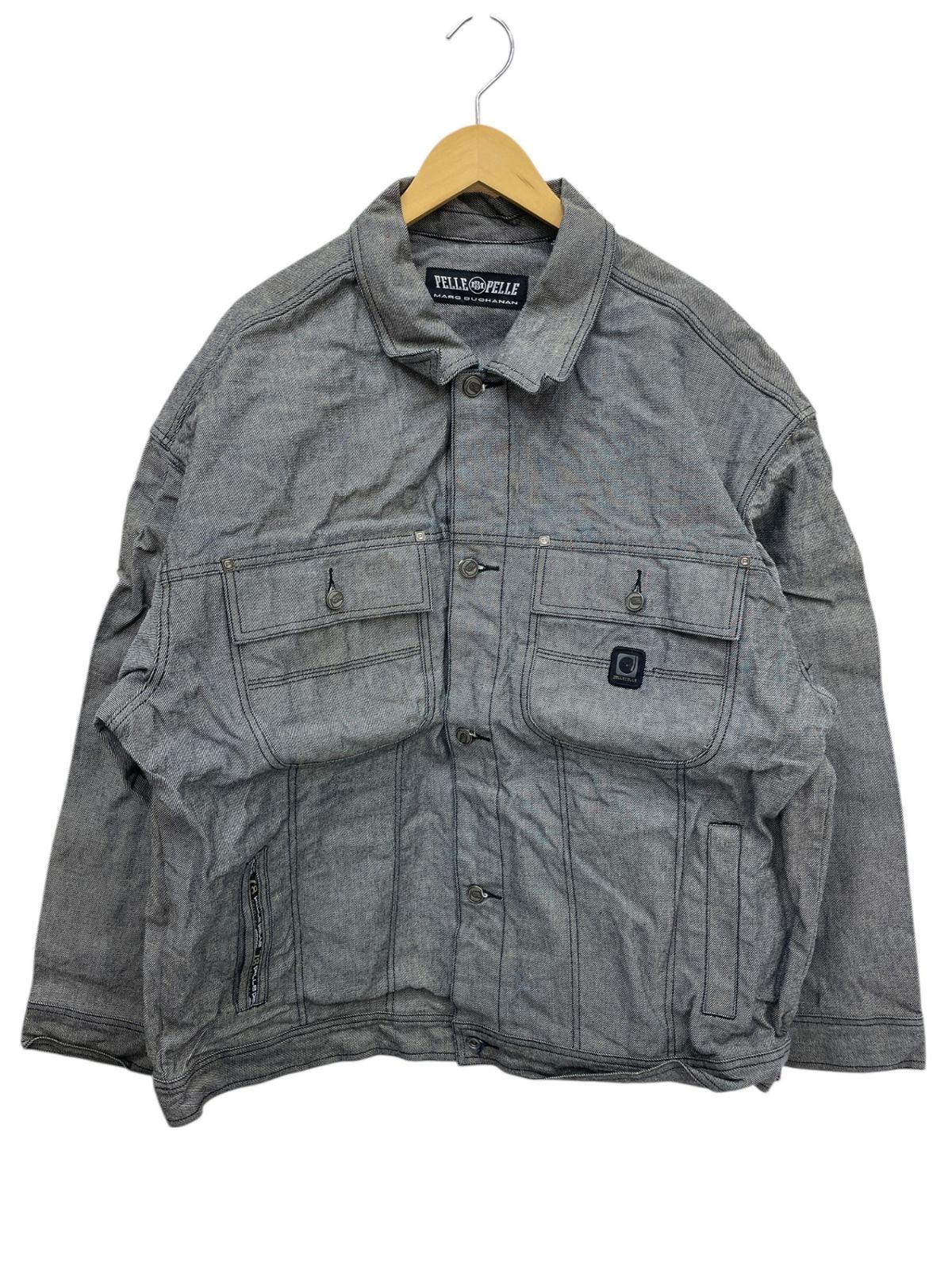 Pelle Pelle (ペレペレ) デニムジャケット Gジャン 00s 古着 XL