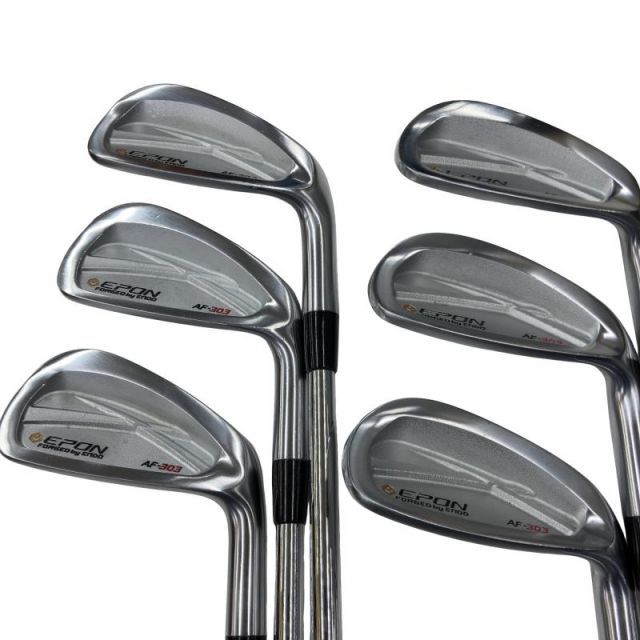 中古】 エポンゴルフ株式会社 EPON AF-303 6S アイアンセット IR 純正