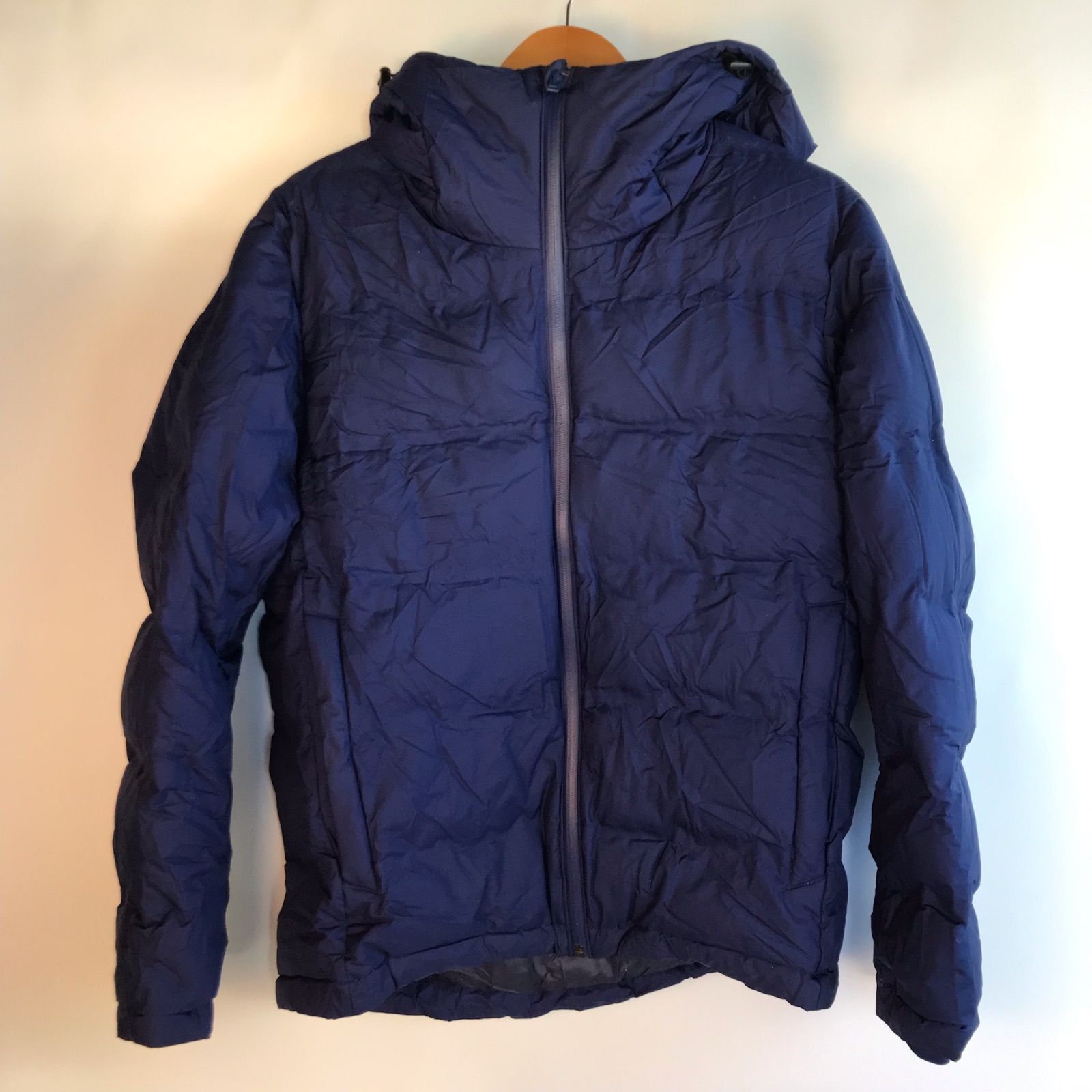 ◇UNIQLO ユニクロ◇#400511 シームレス ダウンパーカ 黒 メンズ:S 
