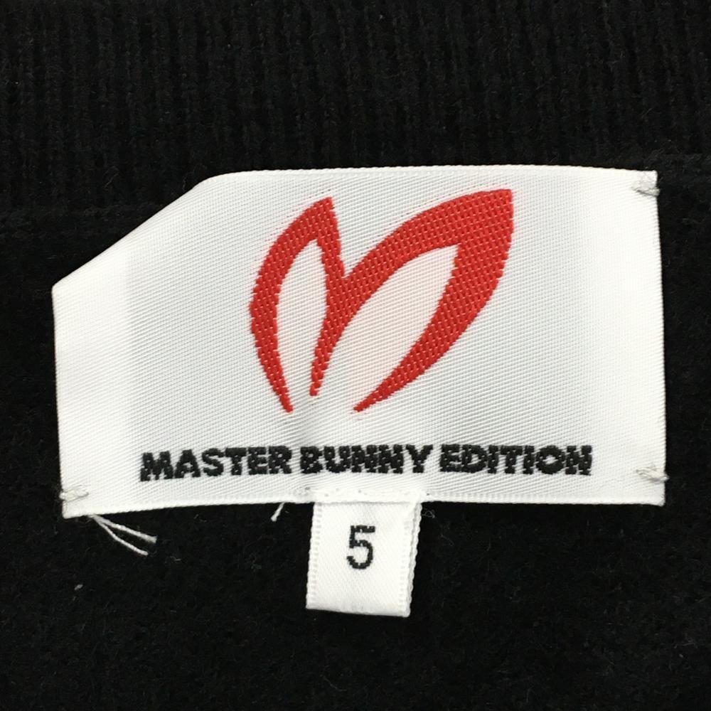 超美品】マスターバニー セーター 黒 ロゴシルバー カシミヤ100