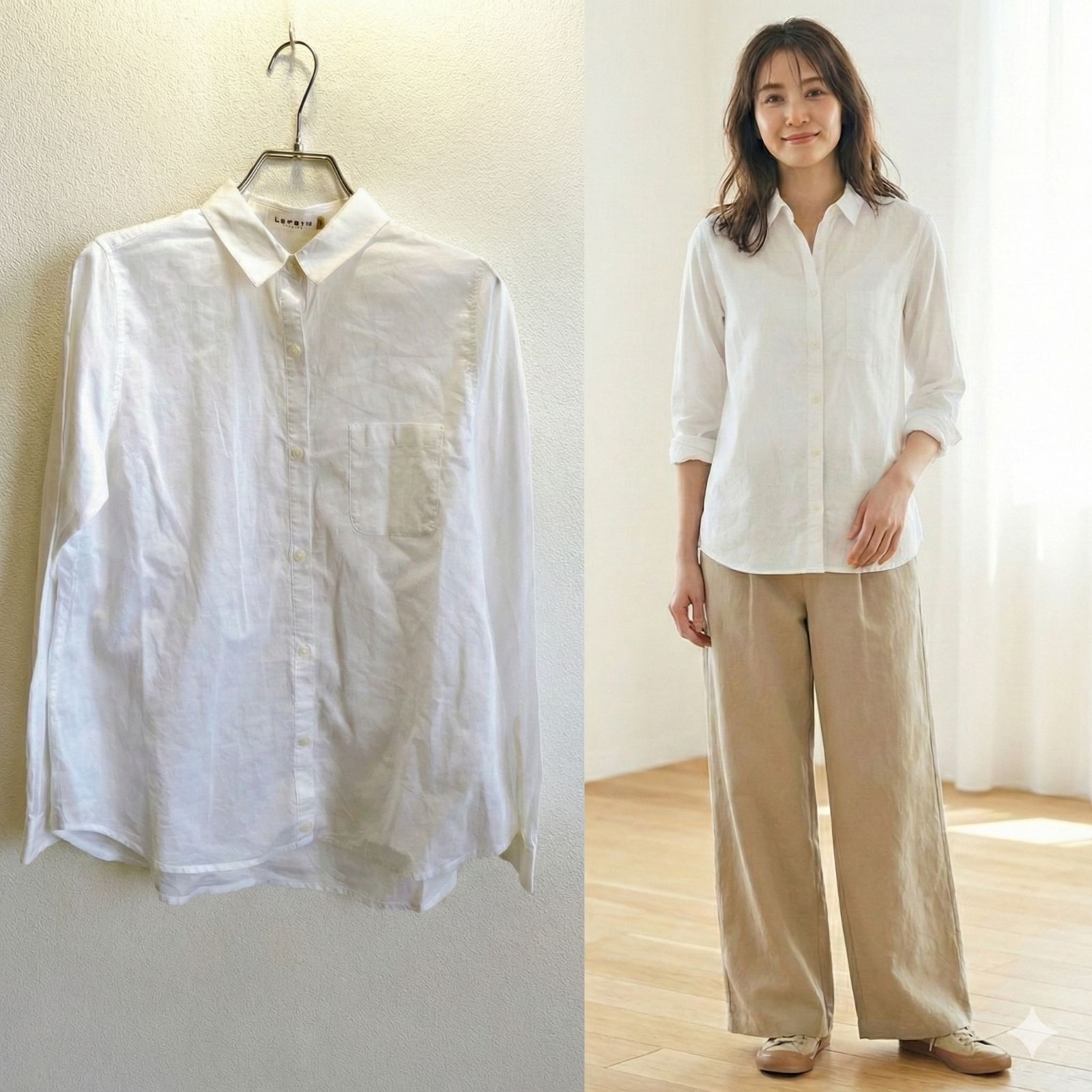 良品✨ レプシィム ローリーズファーム LEPSIM LOWRYS FARM シャツ 
