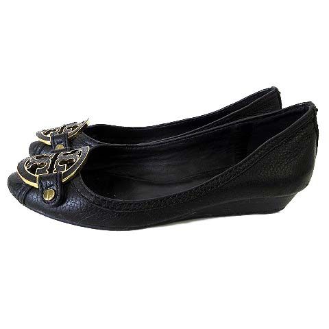 TORY BURCH 黒 レザー パンプス トリーバーチ TORY BURCH パンプス （ブラック） -靴＆ファッション