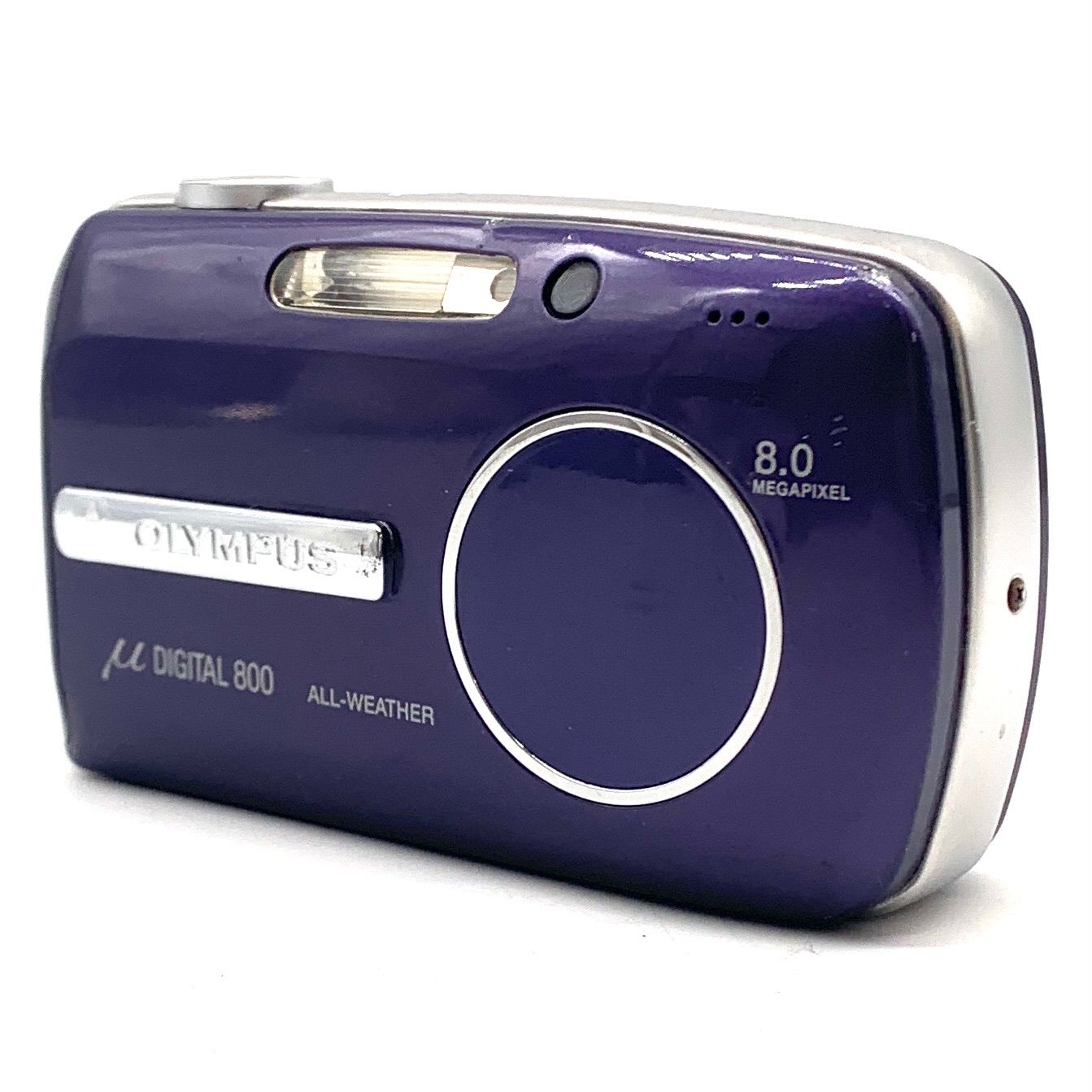 動作未確認】OLYMPUS コンパクトデジタルカメラ μ DIGITAL 800 ダーク