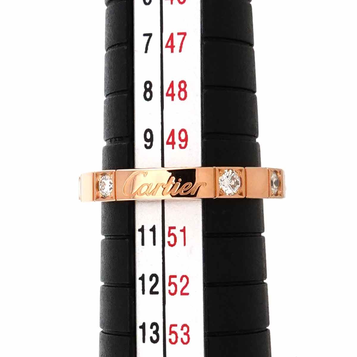 カルティエ Cartier ラニエール #50 リング ダイヤ K18 PG ピンク