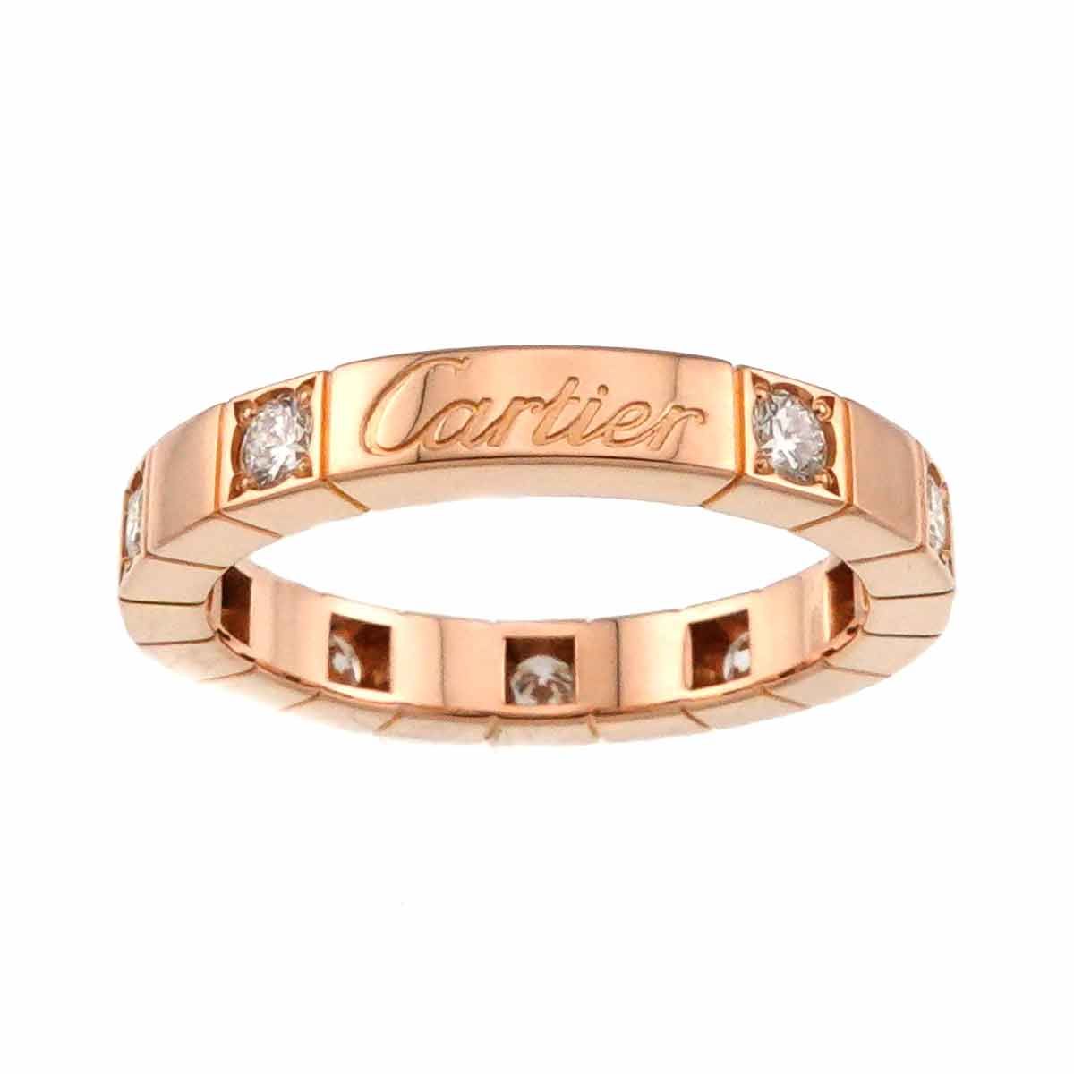 カルティエ Cartier ラニエール #50 リング ダイヤ K18 PG ピンク