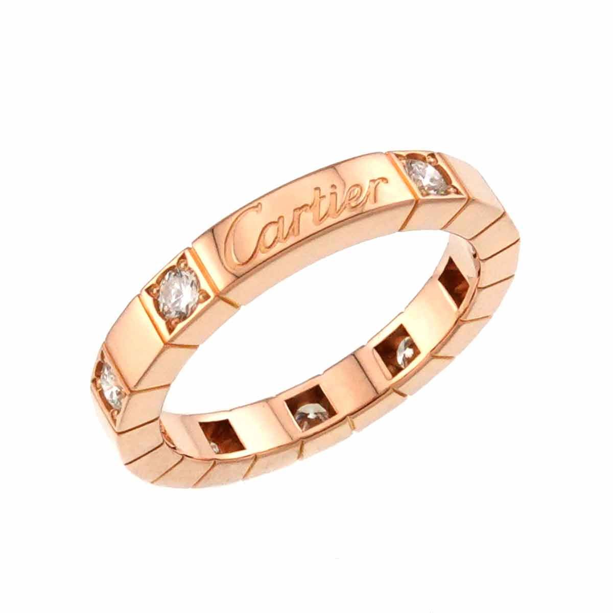 カルティエ Cartier ラニエール #50 リング ダイヤ K18 PG ピンク 