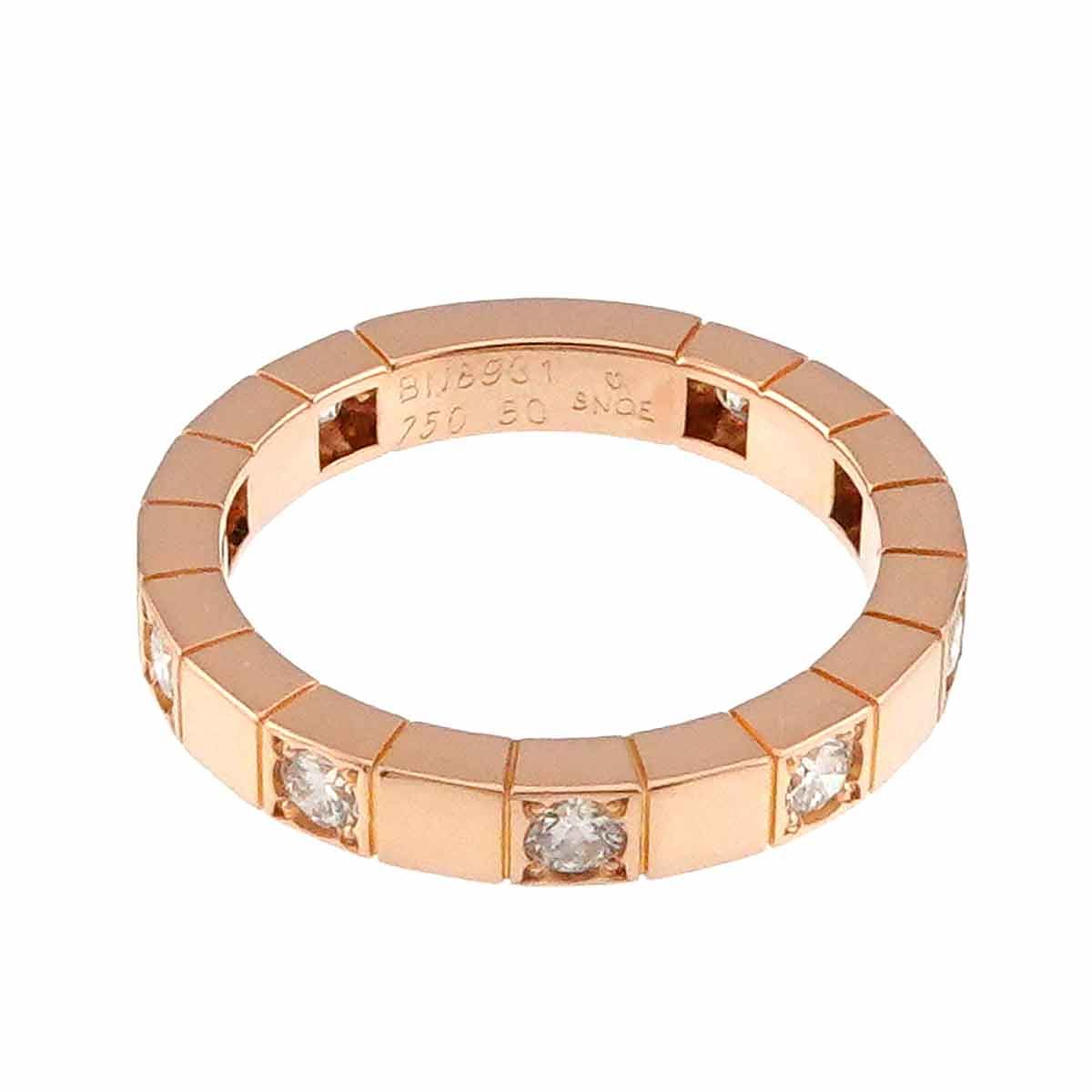 カルティエ Cartier ラニエール #50 リング ダイヤ K18 PG ピンク